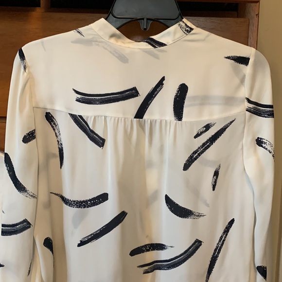 Joie Silk Button Down Blouse - Picture 6 of 7